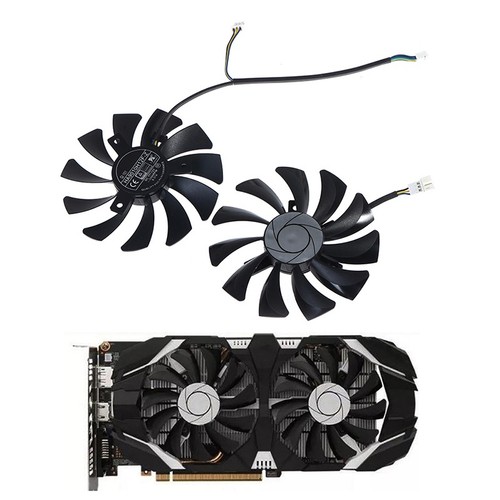 Ventilateur refroidisseur 85MM 4Pin pour graphiques MSI GTX 1060 6G GTX960 P106 - Afbeelding 9 van 15