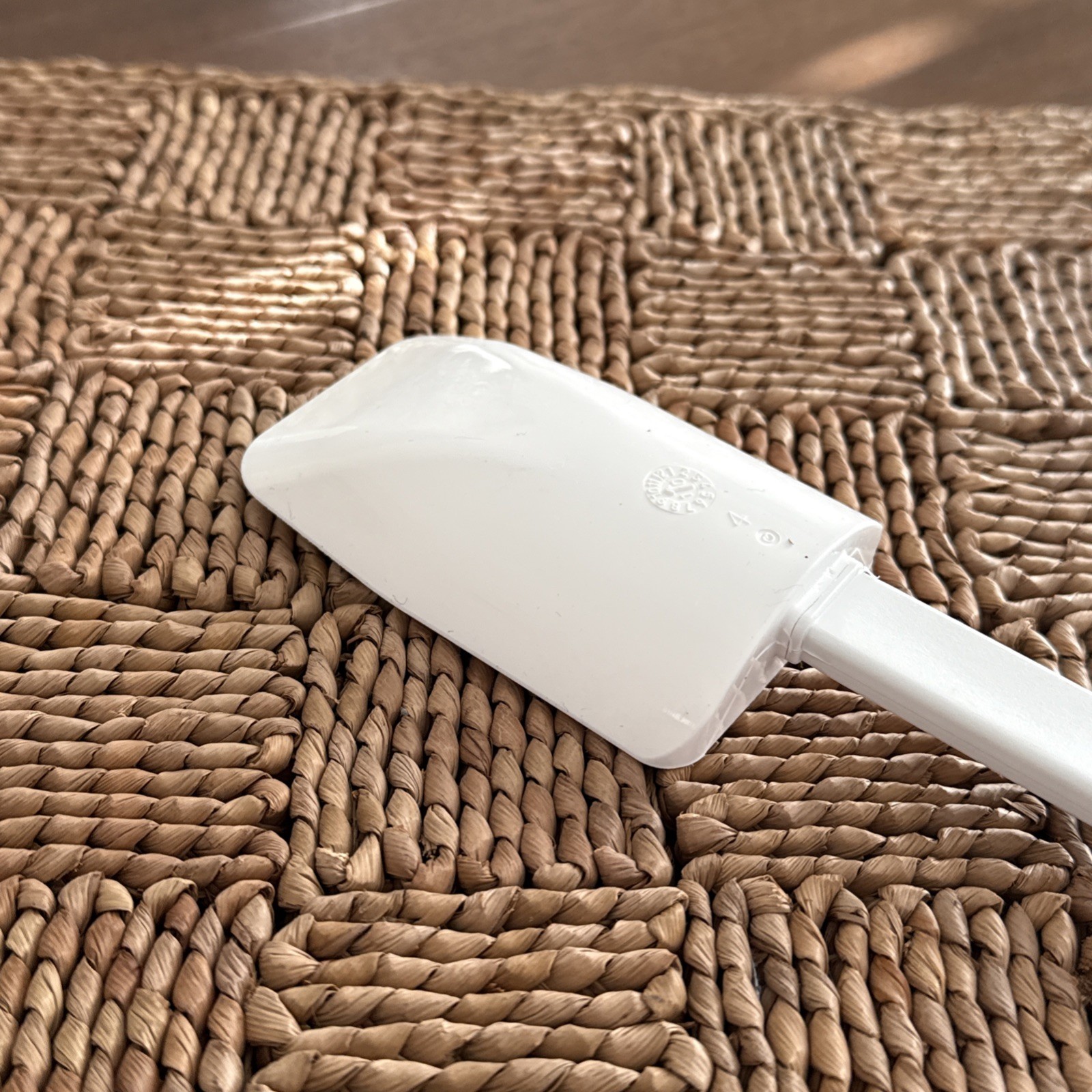 Pampered Chef Mix 'N Scraper 10-1/2" Heavy Duty 1659 Silicone Spatula White USA
