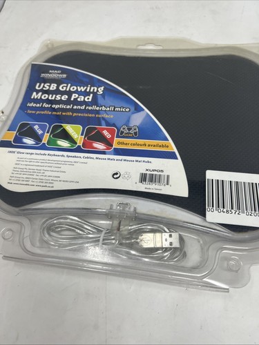 2 X LED Mousepad/Mouse Mat - Blue LED - New-Sealed-Units - Zdjęcie 4 z 5
