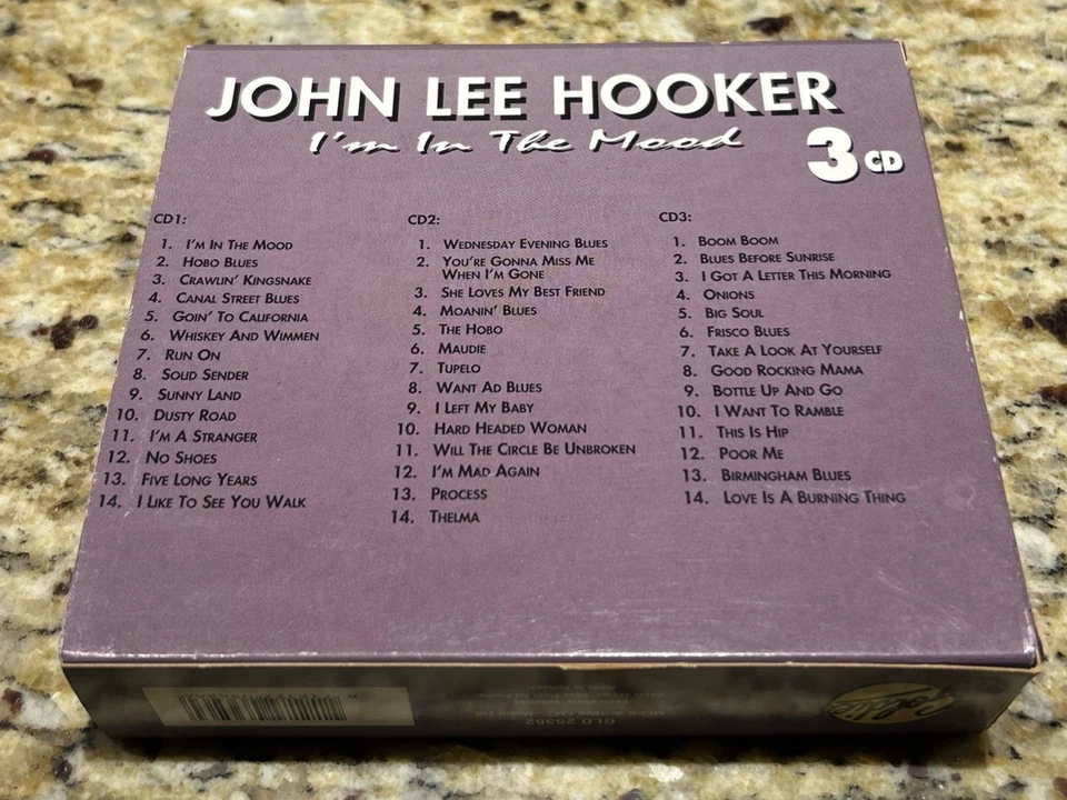 I'm in the Mood by John Lee Hooker (CD 3-Disc Set, Jan-2004, Goldies) IMPORT - Image 2 of 4