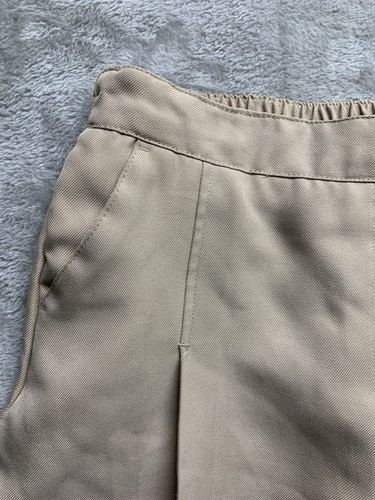 Nautica Girls School Uniform Skirt Skorts Size 16 Regular Khaki Pleated (K250) - Picture 2 of 10