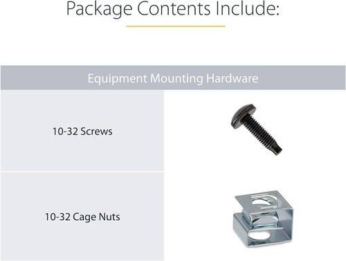 StarTech.com Server Rack Depth Extender - 1U - 4in / 10 cm - TAA Compliant - Rec - Picture 5 of 5