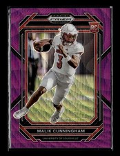 2023 Panini Prizm Draft Picks #112 Malik Cunningham Prizms Purple Wave Card