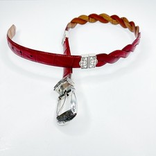 Brighton Reversible Red And Tan Belt Size Medium