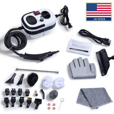 #ad 2500W Handheld Steam Cleaner 6 Level High Pressure Steam Gun for Kitchen Car $54.99