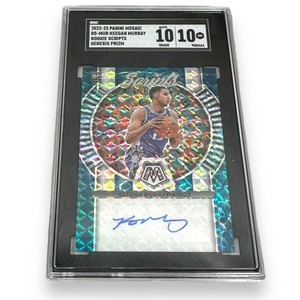 2022-23 Mosaic Keegan Murray Rookie Scripts Genesis RS-MUR SGC 10 Auto 10 POP 1