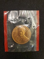 Lyndon B. Johnson Copper Coin