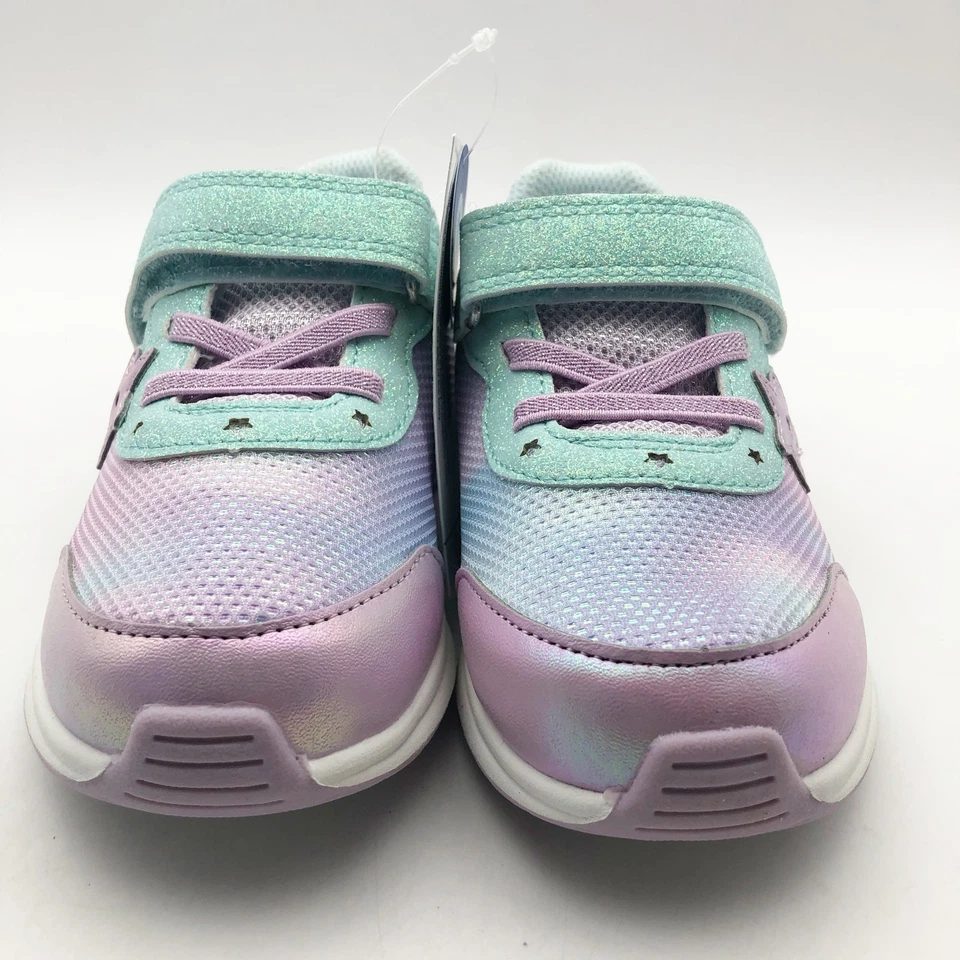 Zapatillas Stride Rite Girl SR Starlight Aqua 10 Anchas Niño Pequeño Turquesa Nuevas en Caja Foto 4 de 4