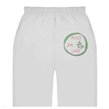 'Peace Joy Love' Adult Sweatpants / Joggers (JO042843)
