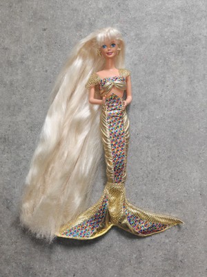 Jewel Hair Mermaid Barbie Puppe Mattel 1976