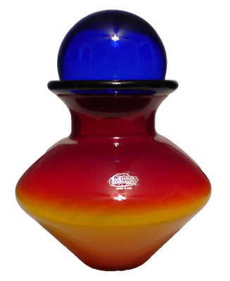 Blenko Glass Good Morning America Vase with Float Ball