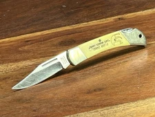 Vintage Frost Cutlery Safety Award Fluor Daniel Folding Pocket Knife 