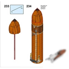 HXtoy 1:110 Space Transportation System Orbital Spacecraft 2118