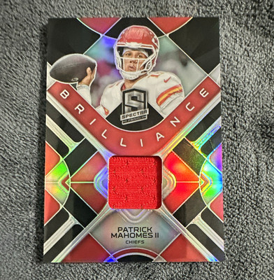 Panini 2023 Spectra Patrick Mahomes II Brilliance Prizm MEM #BRI-PMA /99