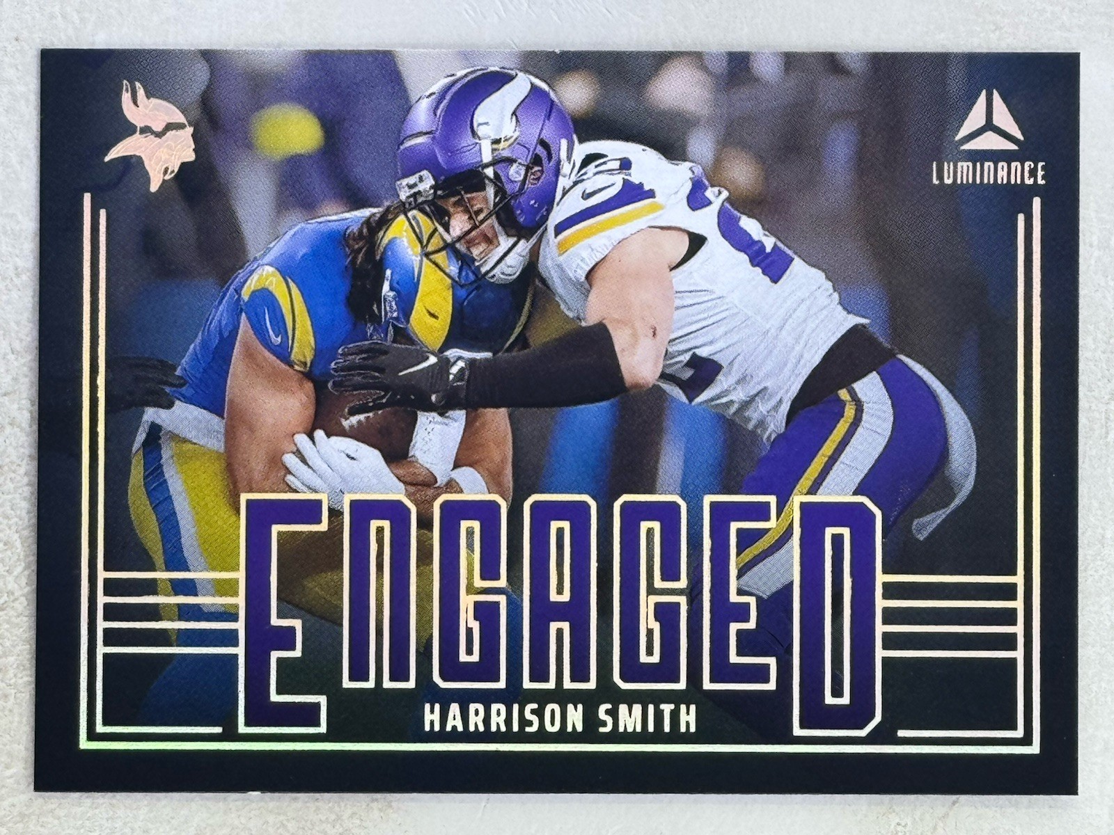 Harrison Smith 2025 Panini Luminance Engaged #6 Sports NFL Vikings Trading Card