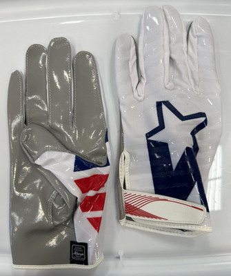 Gants De Football Américain Cutters S452 Rev Pro 3.0 Solid Bleu – Pour Receveur, Technologie C-TACK™, Grip Ultime