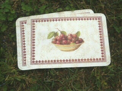 2er Set hochwertige Vinyl Soft Tischsets Made in Italy by Nuova R2s