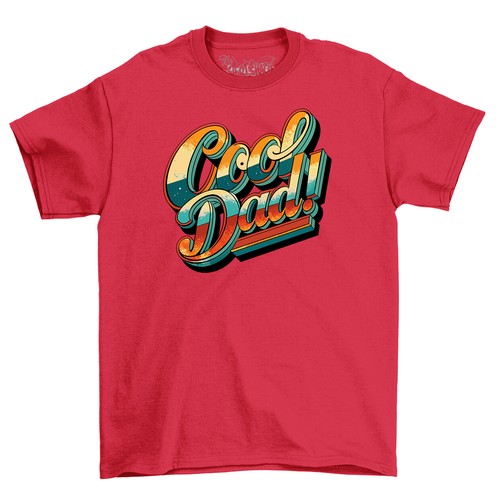 Retro Cool Dad T-shirt - For dads stuck in the '80s! Funny printed design Unisex - Picture 4 of 46