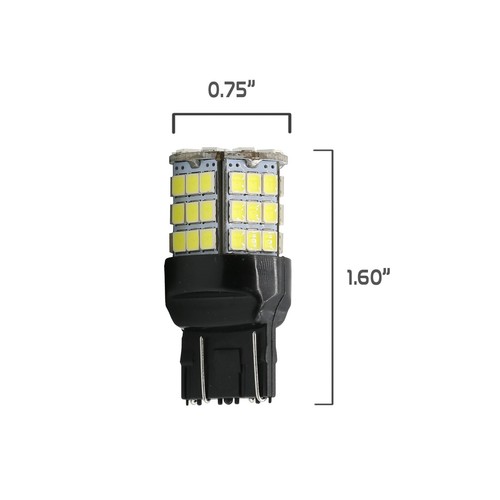 Bombillas LED de alta potencia 7443/7440 luces traseras blancas intermitente señal de giro - Imagen 2 de 6