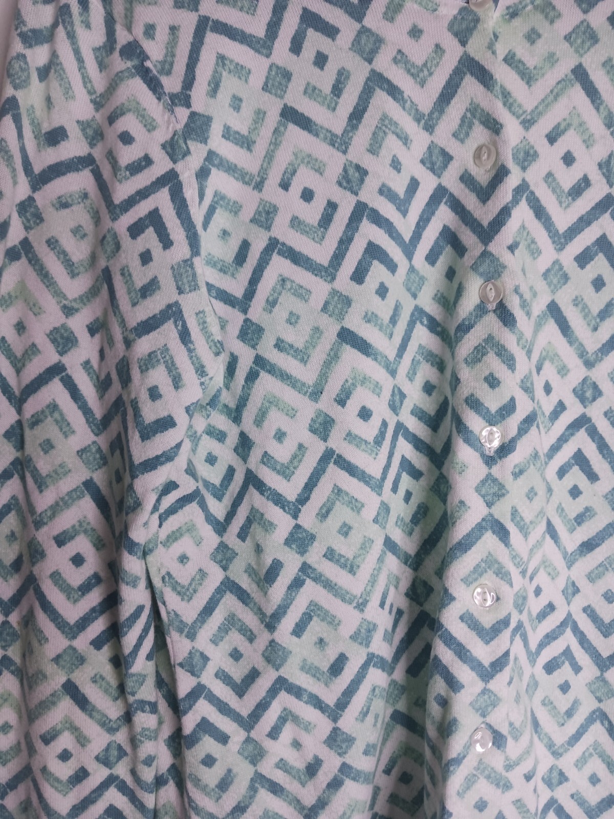 Pendleton Womens Geometric Button Up Cardigan Siz… - image 10