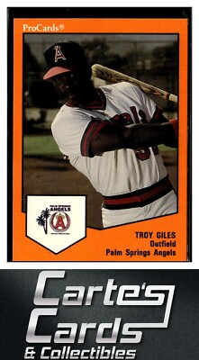 #ad #ad Troy Giles 1989 ProCards Minor League Team Sets #473 Palm Springs Angels $1.95