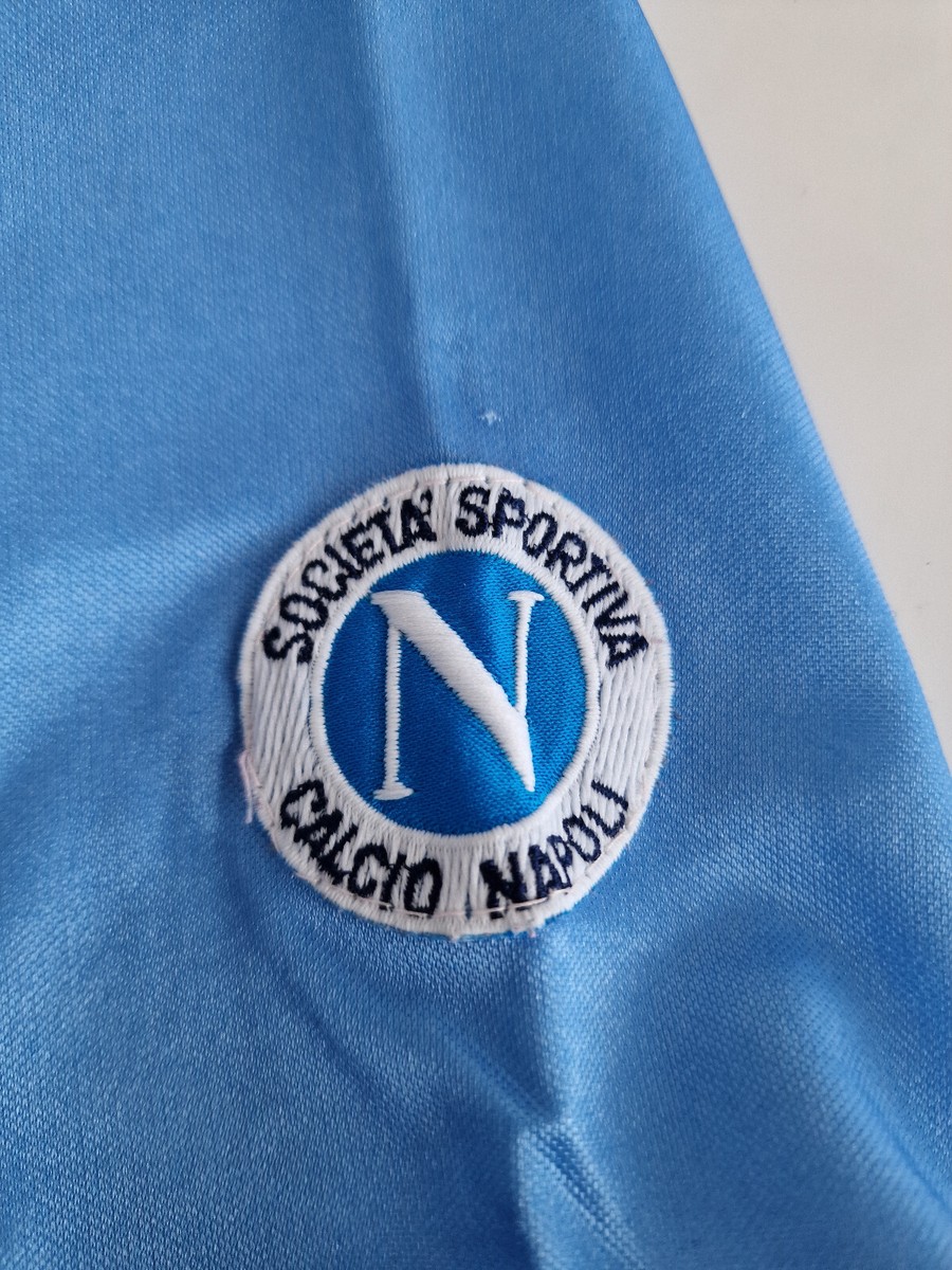 Maillot SSC Naples Maradona 10 - Saison 1990-91, Domicile - Taille L - Occasion