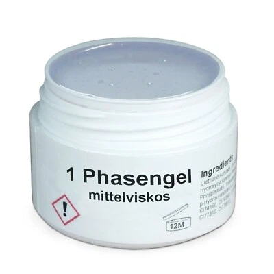 15ml GS-Nails 1 Phasen UV-Gel Mittelvisko Anti-Gilb 3in1 Made in Germany