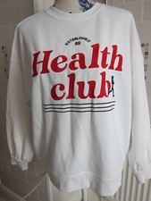 F  F Woman's/Ladies Sweatshirt - White/Top - Size 14 - New With Tags