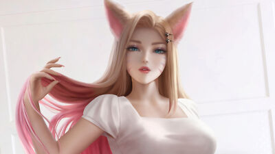 League of Legends ahri kda league legends video games playmat gaming