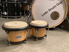 TOCA Players Series Wood Bongos DRUMS 8.5" and 7" - NATURAL FINISH #DN3