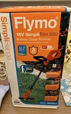 Flymo 18V Simply Trim 250 Rechargeable Battery Strimmer. No Cords. New In Box.