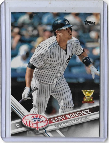 Gary Sanchez 2017 Topps Series One #7 Gold Rookie Cup