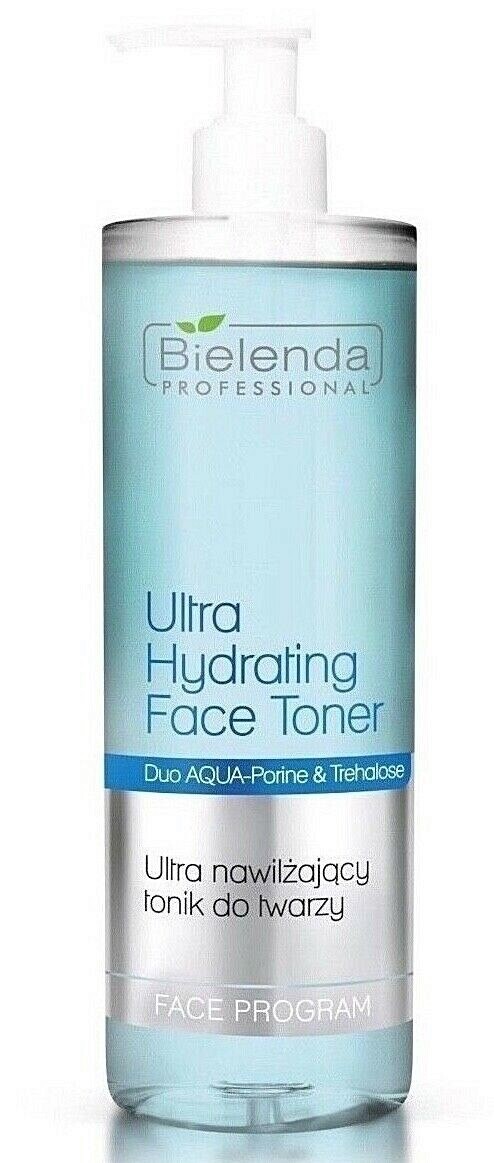 Bielenda Professional Ultra Hydrating Face Toner Aqua Porine & Trehalose 500ml