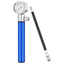 Bike Pump Portable Bicycles with Gauge Air Inflatable Soccer Ball