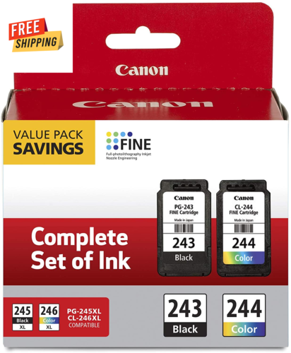 Canon PG-243/ CL-244 Ink Multi Pack, Compatible to TR4520, MX492, MG2520, MG2922 - Picture 1 of 12
