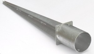 100 mm Einschlag-hülse Zaun Bodenhülse Pfosten-träger Holz-pfosten rund