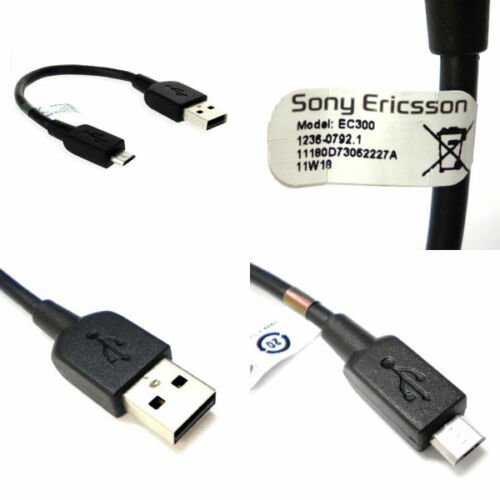 Câble De Données USB Pour Téléphones Sony-Ericsson Anciens (Z320i, W995, Xperia Pureness...) - Neuf