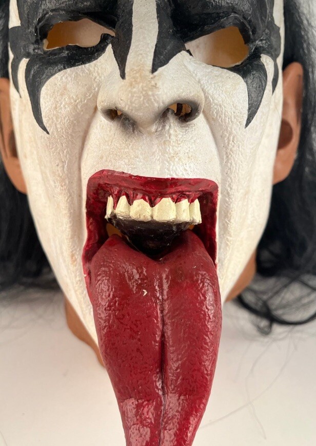 1996 KISS Vintage mask Gene Simmons Halloween Mask by