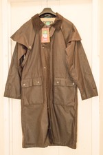 Hunter Outdoor Aussie Duster Long Wax Cotton Coat Xs
