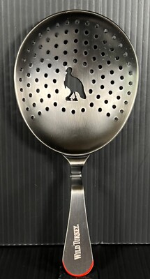 Wild Turkey Kentucky Bourbon Whiskey Julep  Strainer - Stainless Steel - New