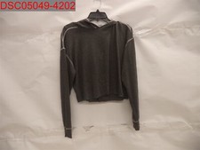 NWT - Colsie Women's Dark Grey Fleece Lounge Hoodie, Size S 195995464316
