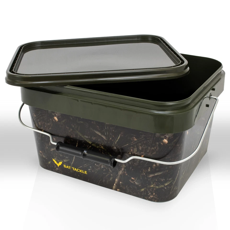 BAT Realistric Camou Futtereimer Bait Bucket 5L / 10L Angeleimer Boilies Pellets