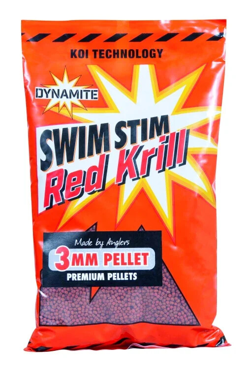 Dynamite Baits Swim Stim Red Krill Pellets 3mm 900g