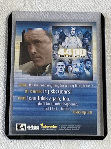 The 4400 Season Two AND COUNTING Foil/Puzzle #AC-4 Card Chase NM/MT - Picture 2 of 2