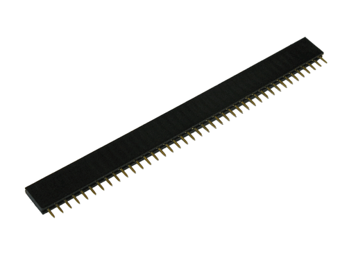 5 x listello boccola 40 poli dritto RM 2,54 mm adatto per intestazione pin penna - Foto 3 di 3