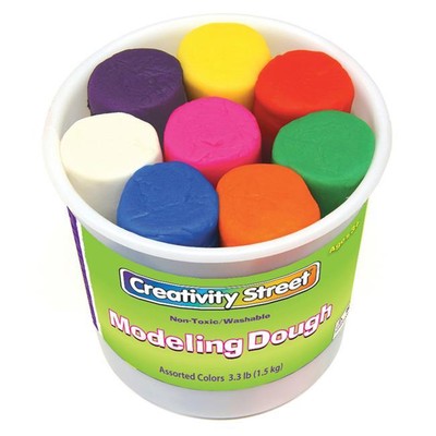 Pacon CK-4095-3 Creativity Street Modeling Dough 8 Colors - 3 Each