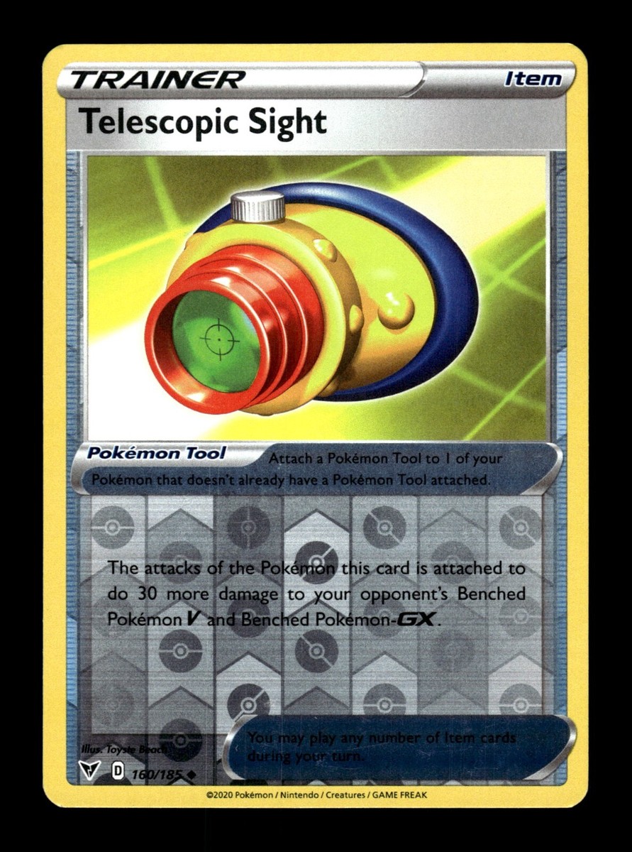 telescopic sight pokemon card value - - 203/185 - Vivid Voltage - Secret Rare Vivid Voltage Singles Telescopic Sight (Secret) - SWSH04:
