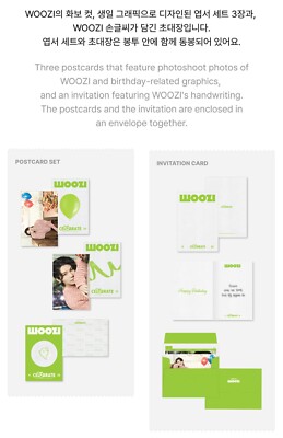 SEVENTEEN WOOZI HAPPY DAY BIRTHDAY BOX VER.3 /Photo Book+Card+