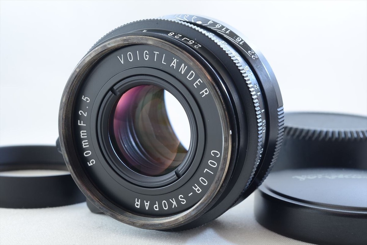 Mint] Voigtlander COLOR-SKOPAR 50mm F2.5 MF Standard Lens