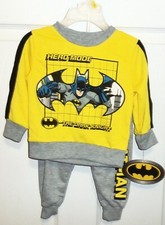 BATMAN Boys 2 pc Pant set Size 12 months NEW